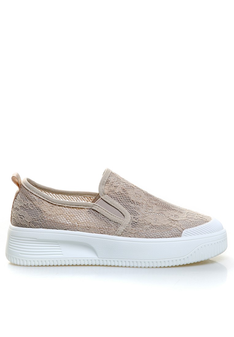 Platform Lace Mesh Slip-Ons YD1993
