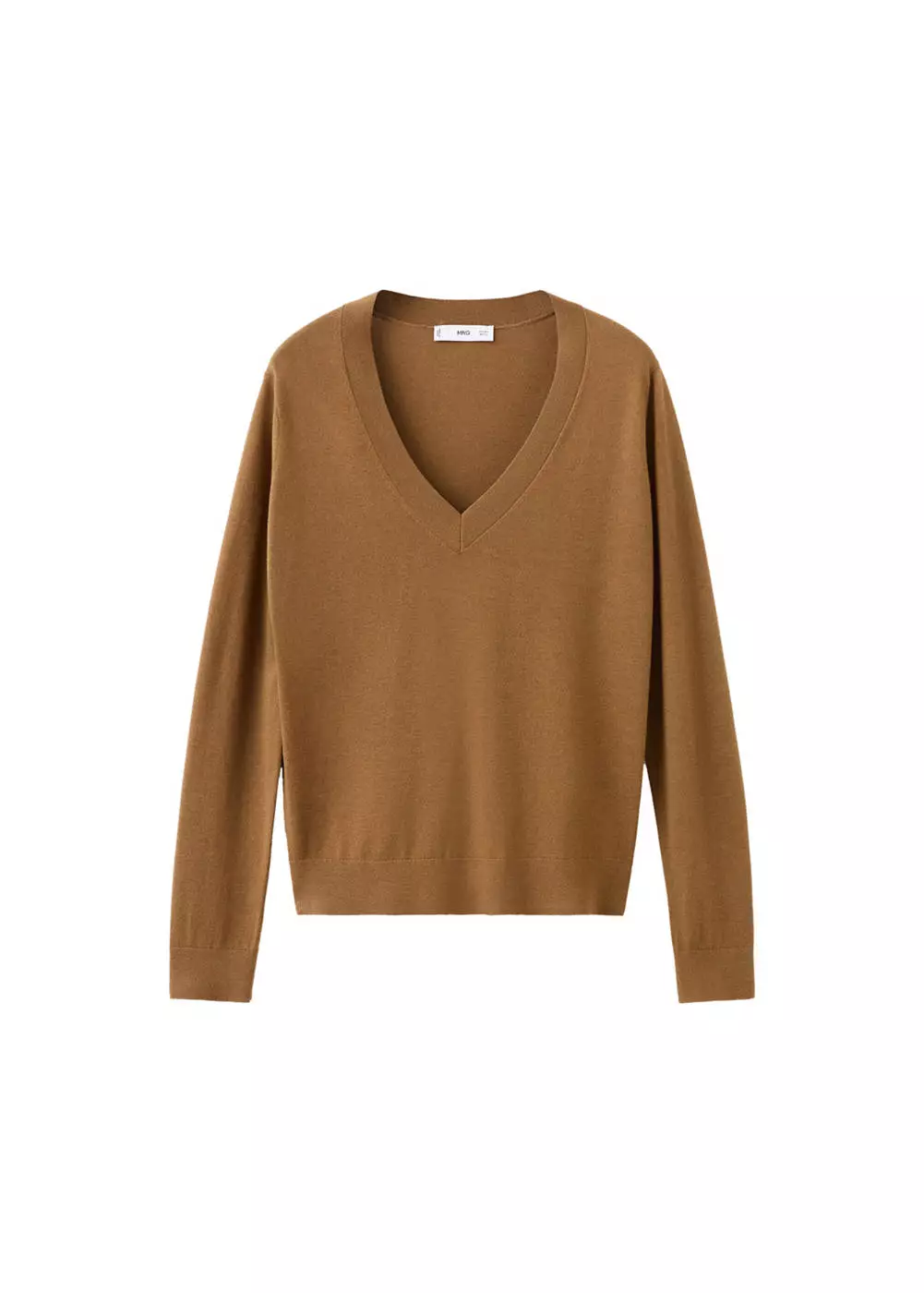 Sweater rajut kerah V