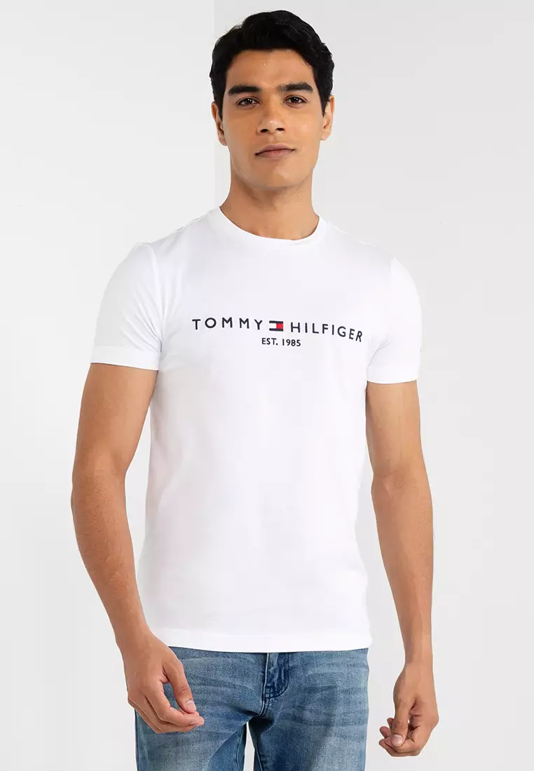 Buy Tommy Hilfiger Im Core Tommy Logo Tee Online | ZALORA Malaysia