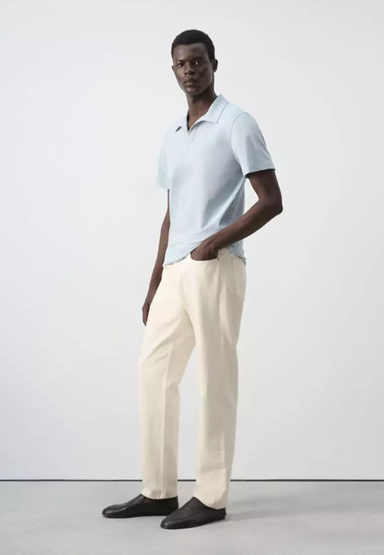 Slim Fit Piqué Polo Shirt