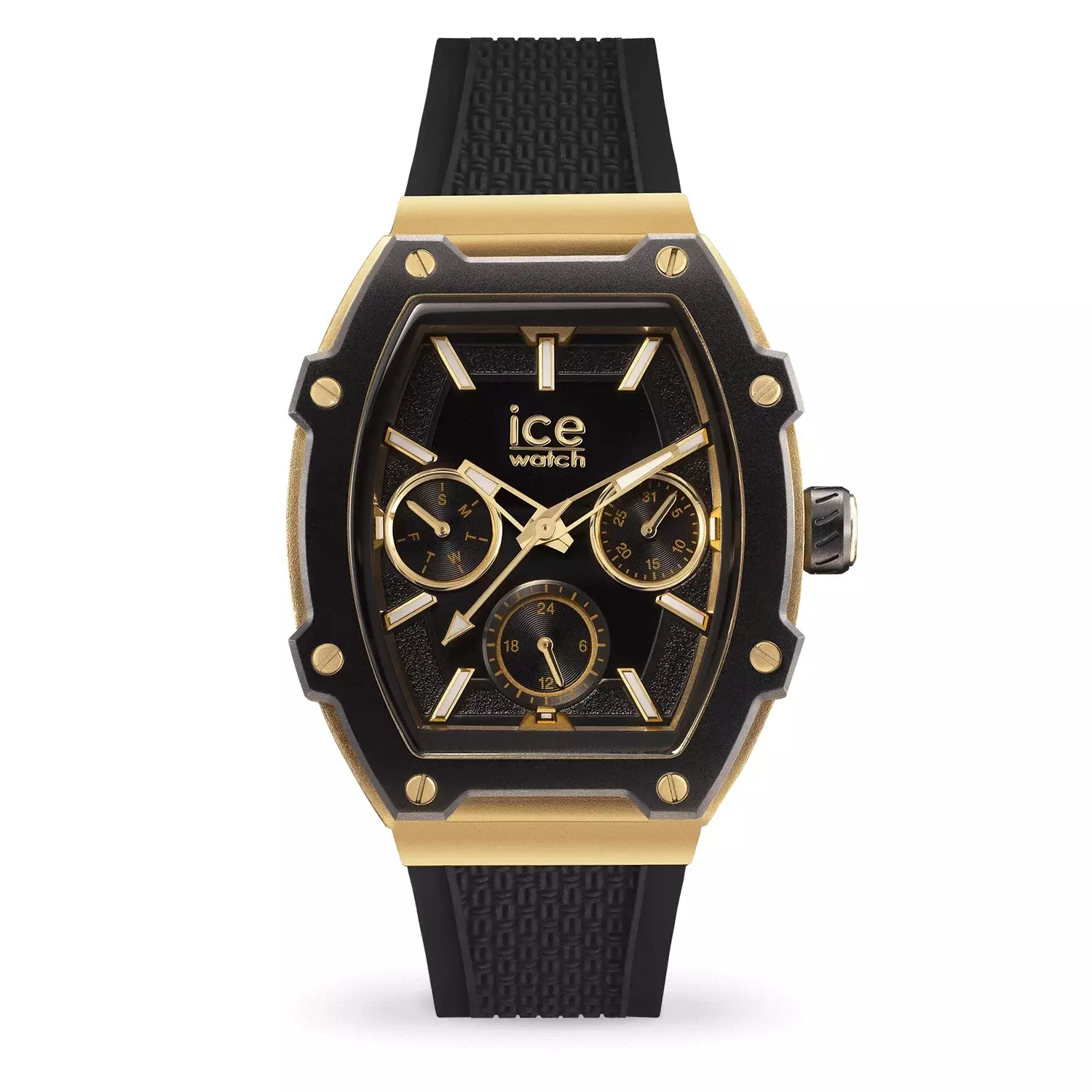 Jam Tangan Wanita Ice Watch ICE Boliday - Black Gold 40mm [022865]