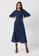 French Connection multi Belle Verona Midi Dress 3CAD6AA974B2A5GS_2