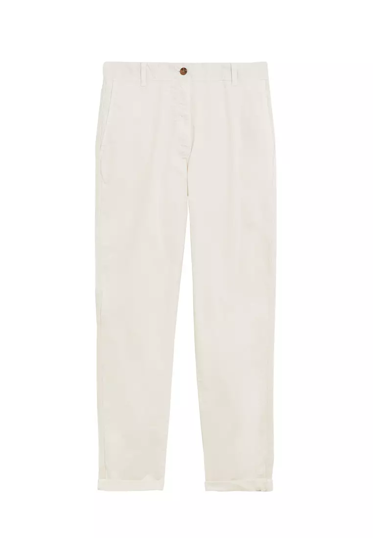 Buy MARKS SPENCER M S Cotton Rich Tea Dyed Slim Fit Chinos 2024