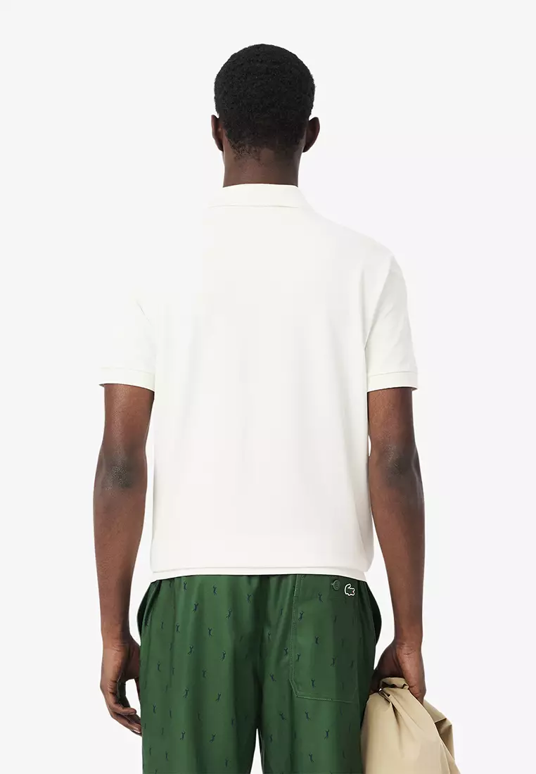 Relaxed Fit Mini-Piqué Golf Polo Shirt