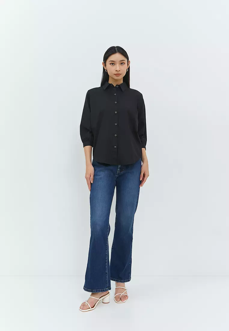Elvira Black Shirt (G.1407)
