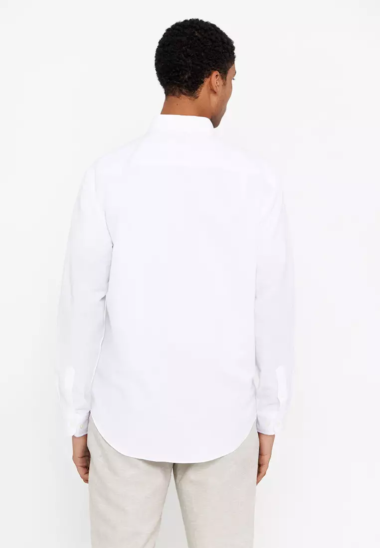 Plain Cotton Linen Shirt