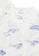 Purebaby Organic white and blue 2 Pack Digital Zip Growsuits 0406EKA918D34CGS_2