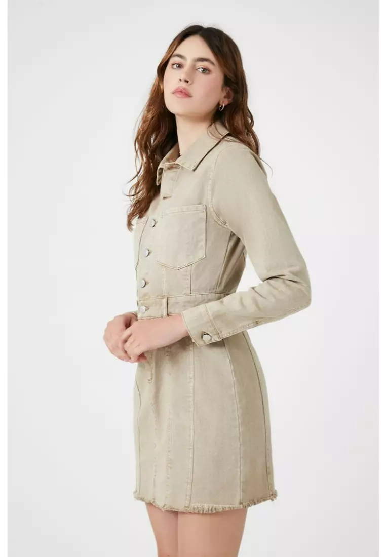 Forever 21 sales beige dress