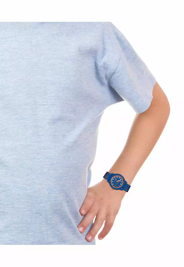 12.12 Kids Watch Blue Silicone Strap - Blue Dial 2030056MY