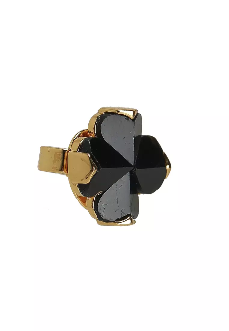 Spade Flower Stud Earrings