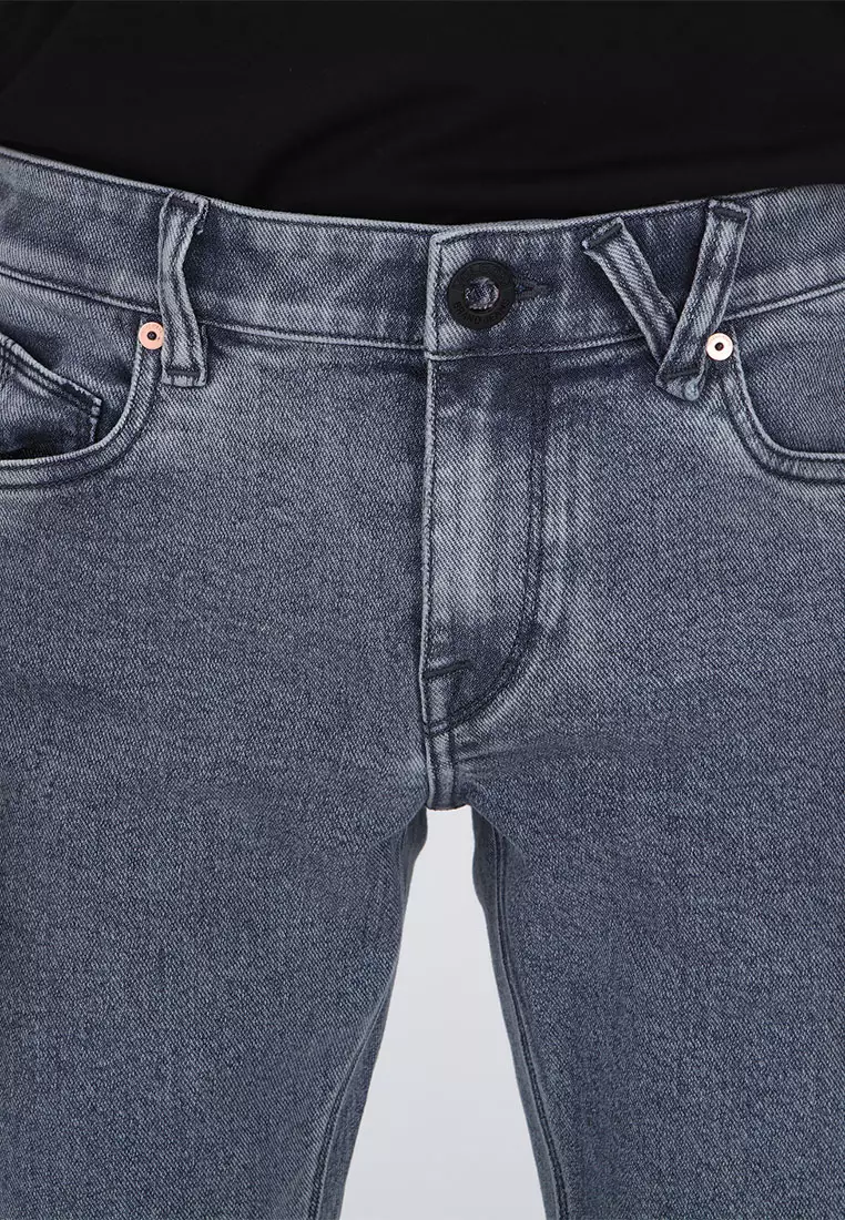 MLD 2X4 SKINNY TAPERED FIT JEANS ASH BLUE