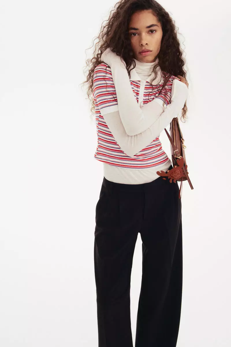 Wide tailored trousers