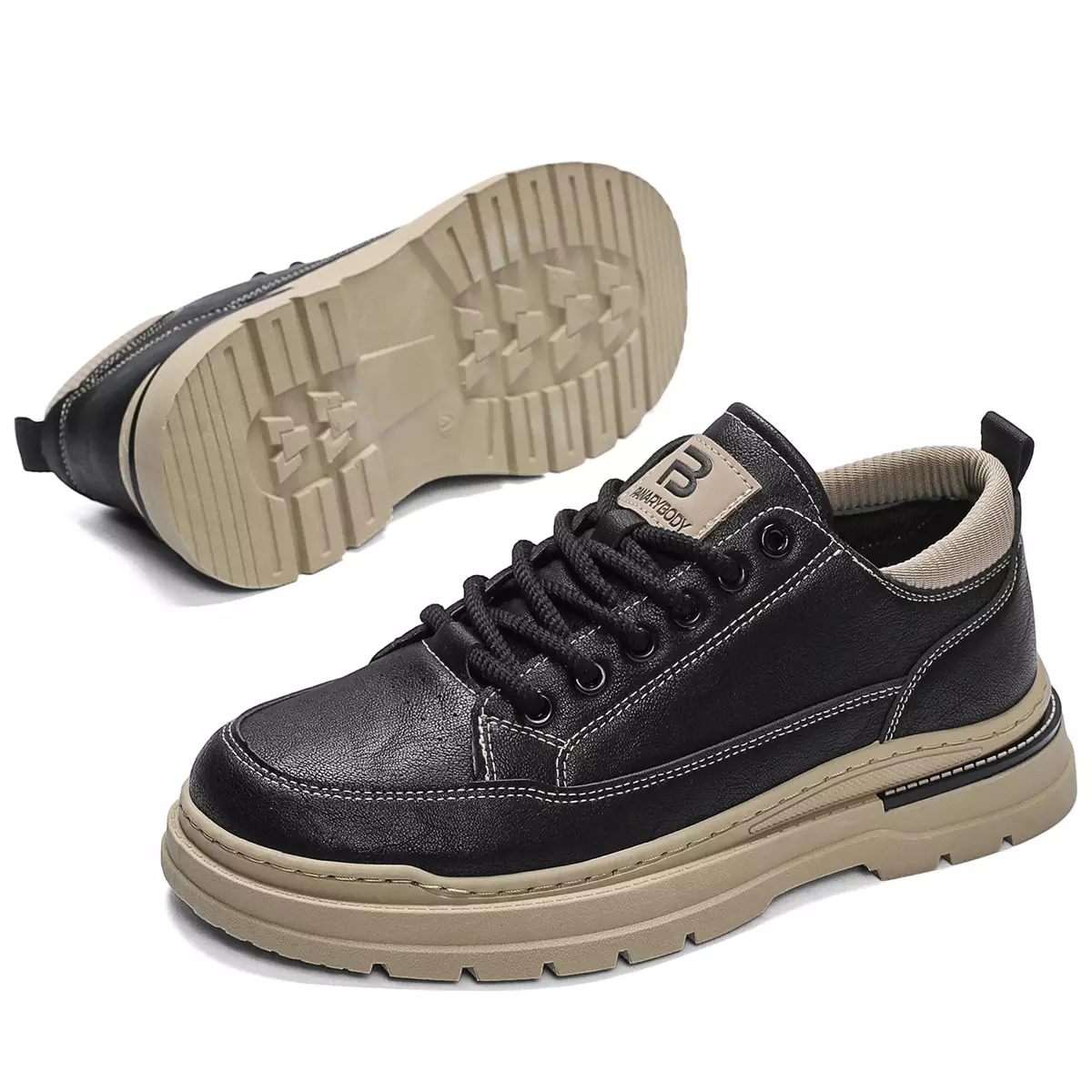 LURAD Sepatu Cowok Kasual Semi Formal Sneakers Pria Kerja Kuliah Sekolah QNF2157