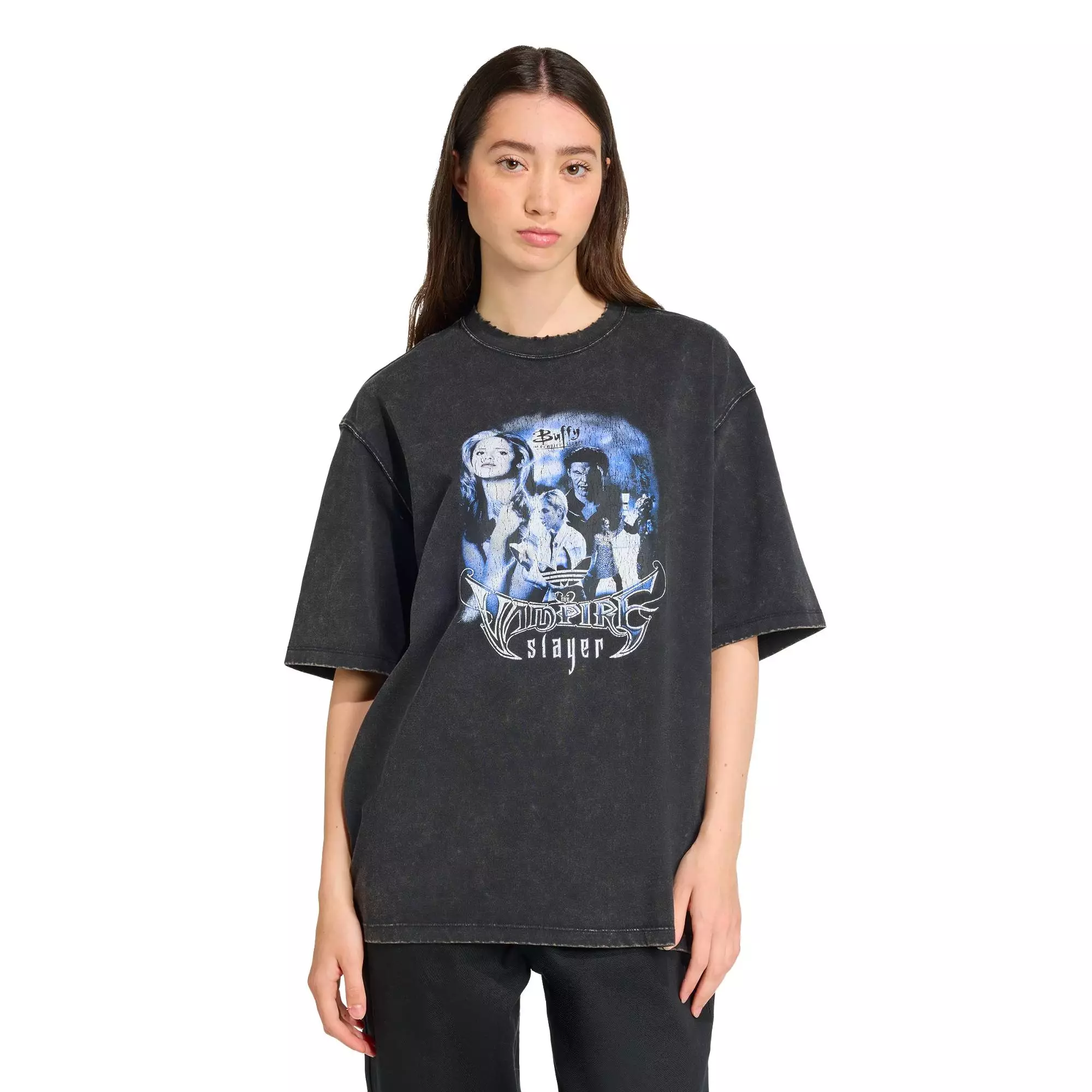 Lifestyle 20th Century Fox Disney Tee Oversized Women Black JW0154