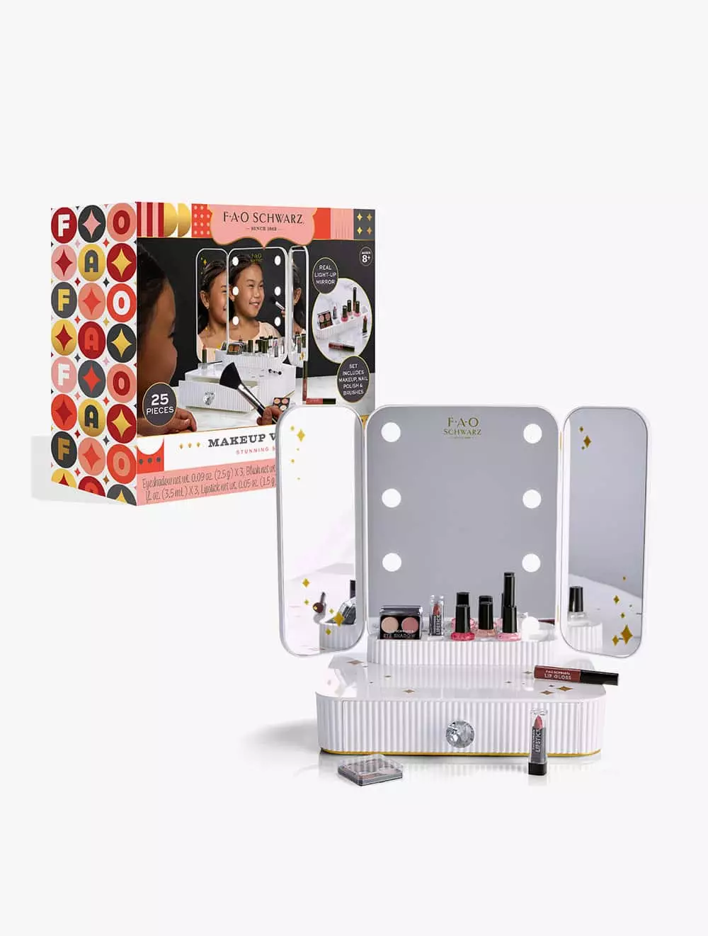 Fao Schwarz Sparkle Studio Light-Up Diamond Painting Starter Set