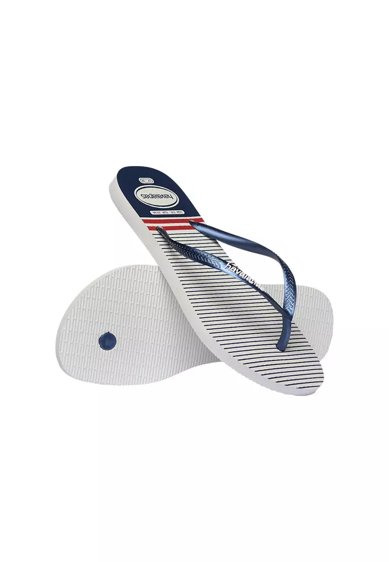 Slim Nautical Flip Flops
