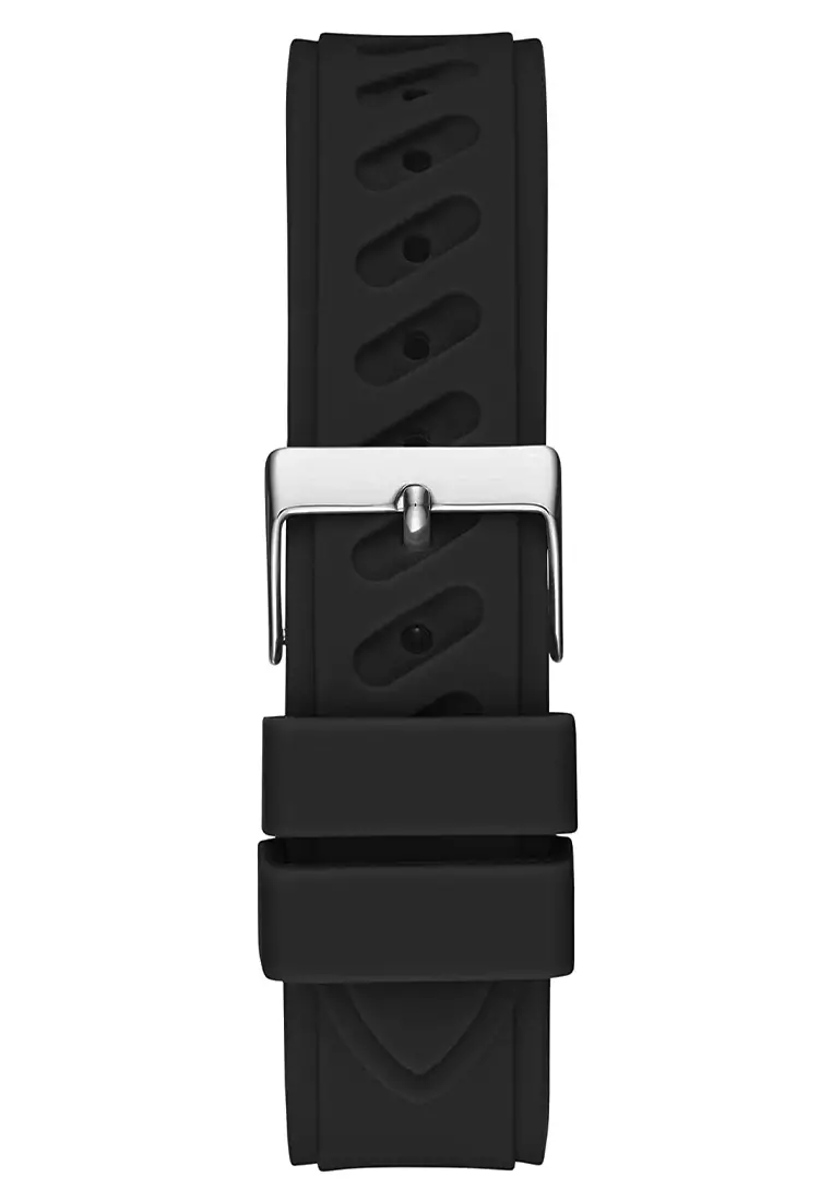 Guess V1040M2 - Jam Tangan Wanita - Black - Rubber Strap