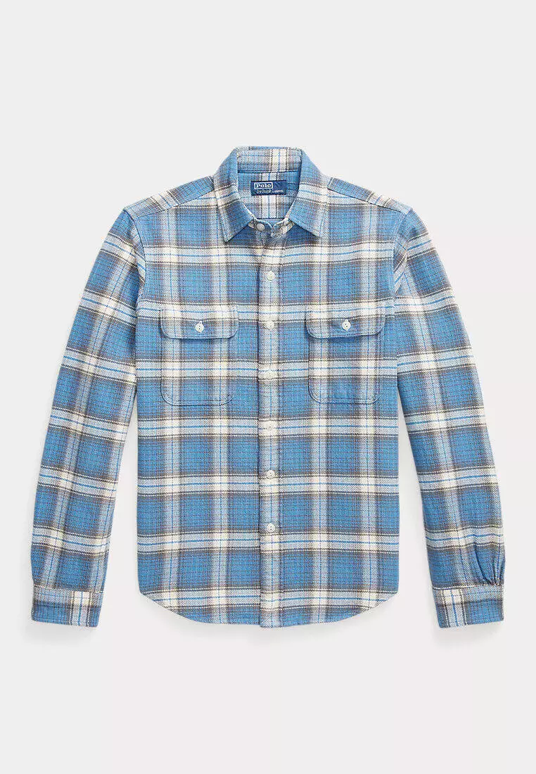 Classic Fit Plaid Flannel Workshirt