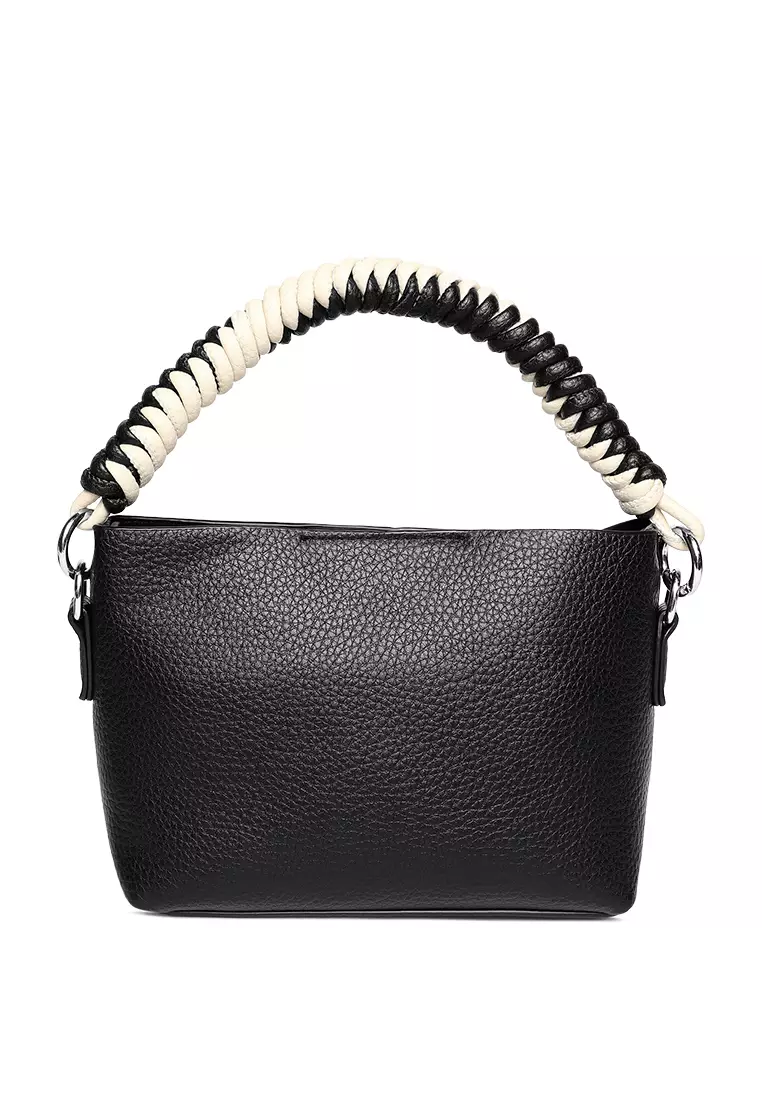 Cable Cord Strap Mini Bag In Black