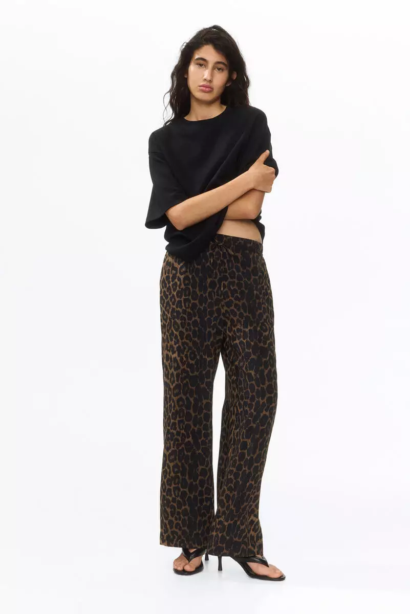 Wide pull-on trousers