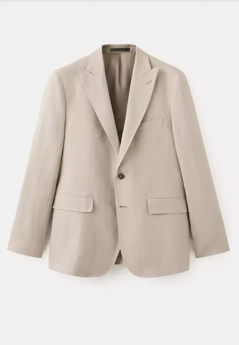 Amalfi 100% Linen Slim-Fit Suit Jacket