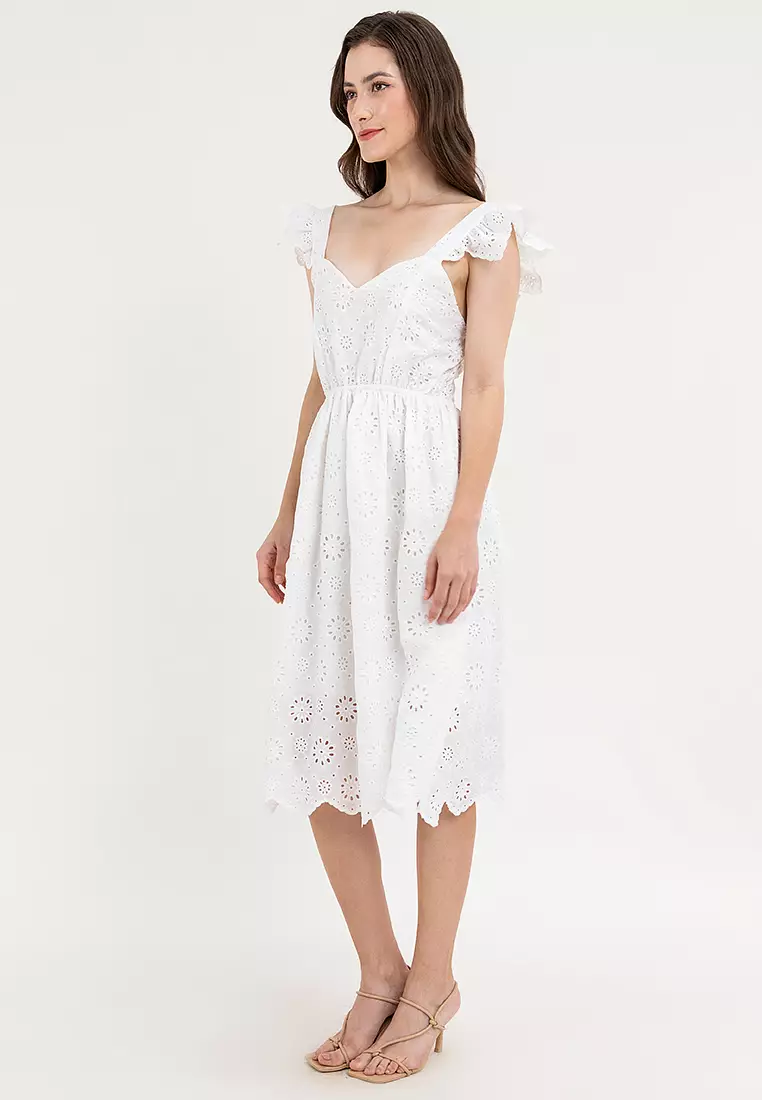 Cara Eyelet Maxidress