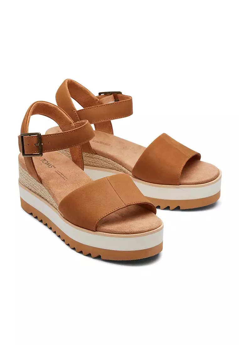 Women Diana Tan Leather Sandals