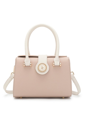 Swiss Polo beige Colourblocked Shoulder Bag 42167ACB5AA8AAGS_1