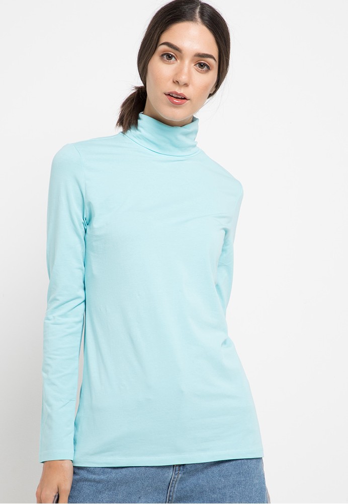 Jual Giordano Women's Turtle Neck Tee Original | ZALORA ...