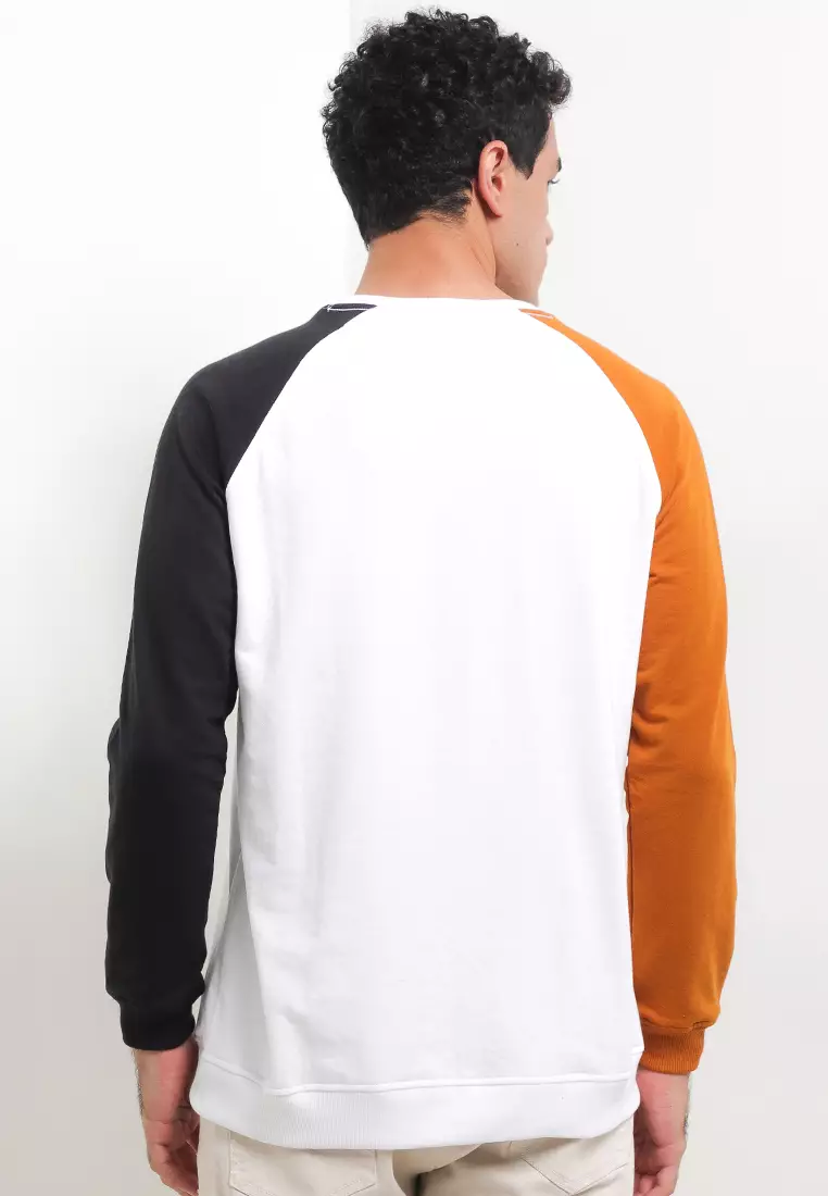 Ryusei Sweater Pria Narazaki CMB White