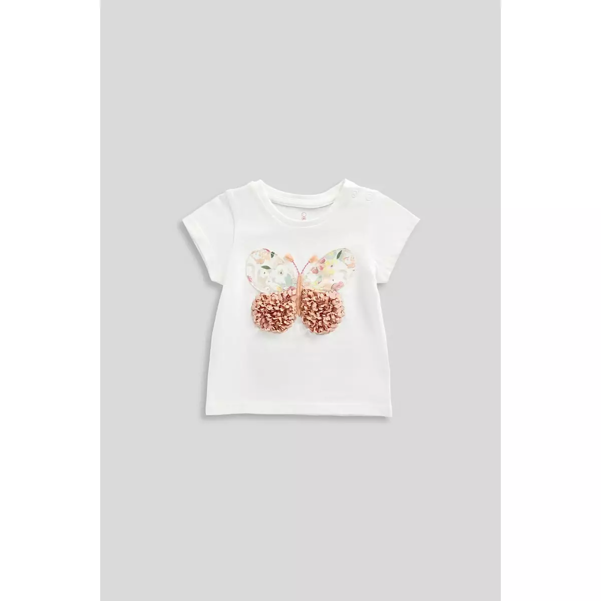 Mothercare Butterfly T-Shirt - Kaos Bayi Perempuan (Pink)