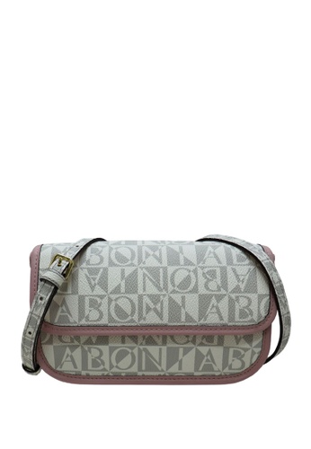 BONIA pink Bonia Small Monogram Sling Bag 6EF11ACA8A9847GS_1
