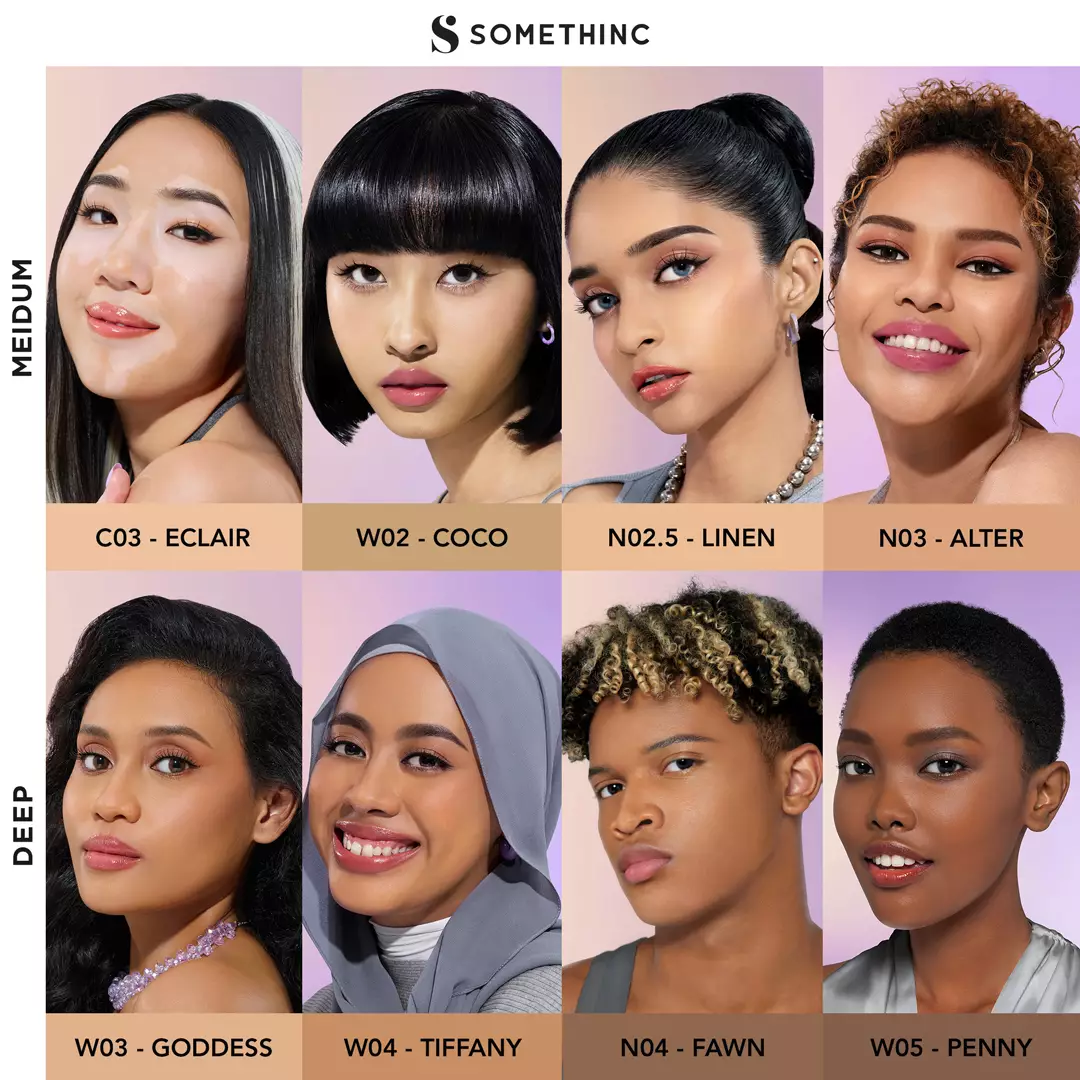 SOMETHINC HOOMAN Breathable UV Cushion Cover SPF 35 PA++++ W01.5 Cashew