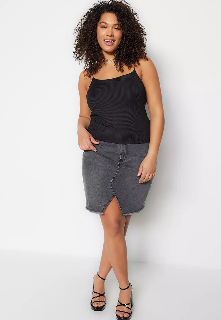 Plus Size Crop Tank Top