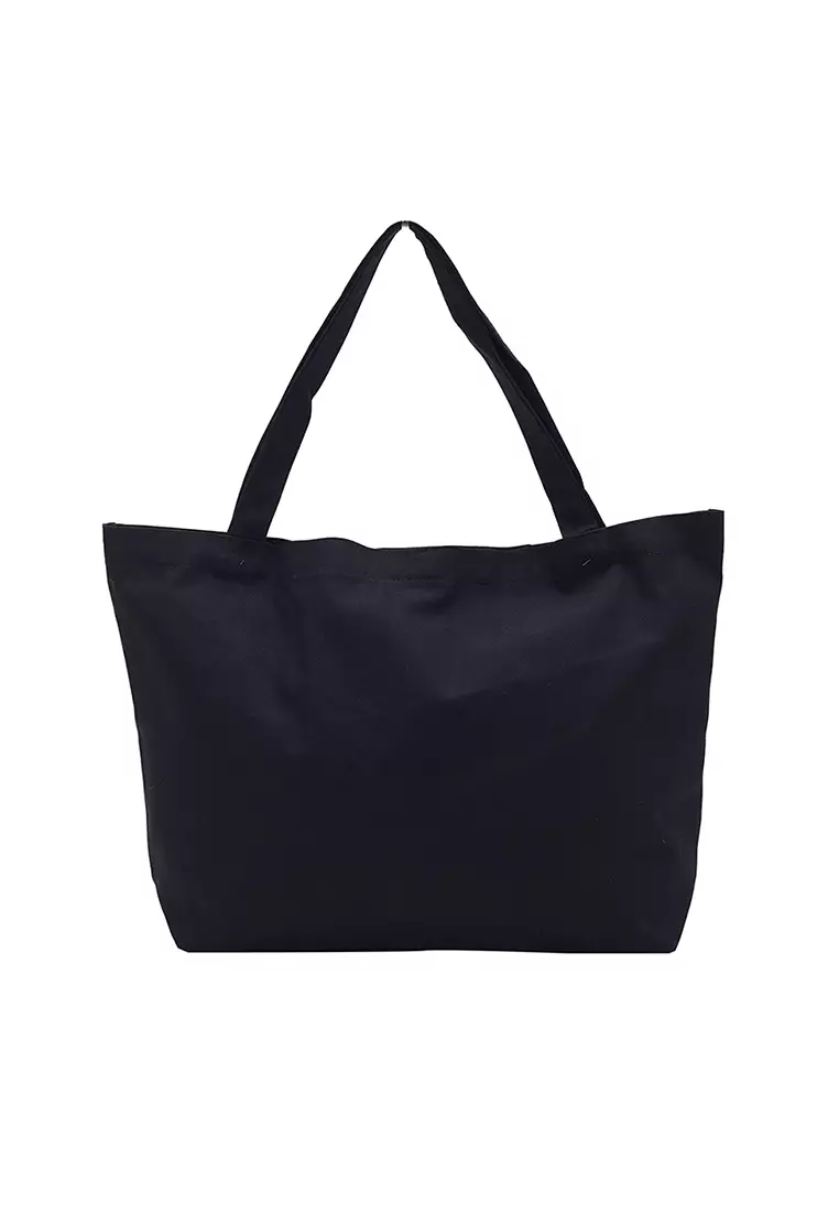 Canvas Bags Joypixels Black TGIF (Thanks God Is Friday)