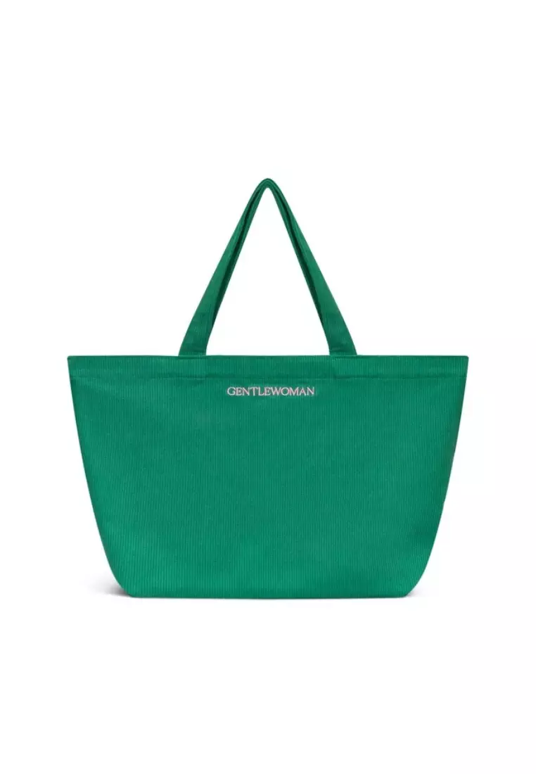 Gentlewoman Corduroy Tote Bag Green