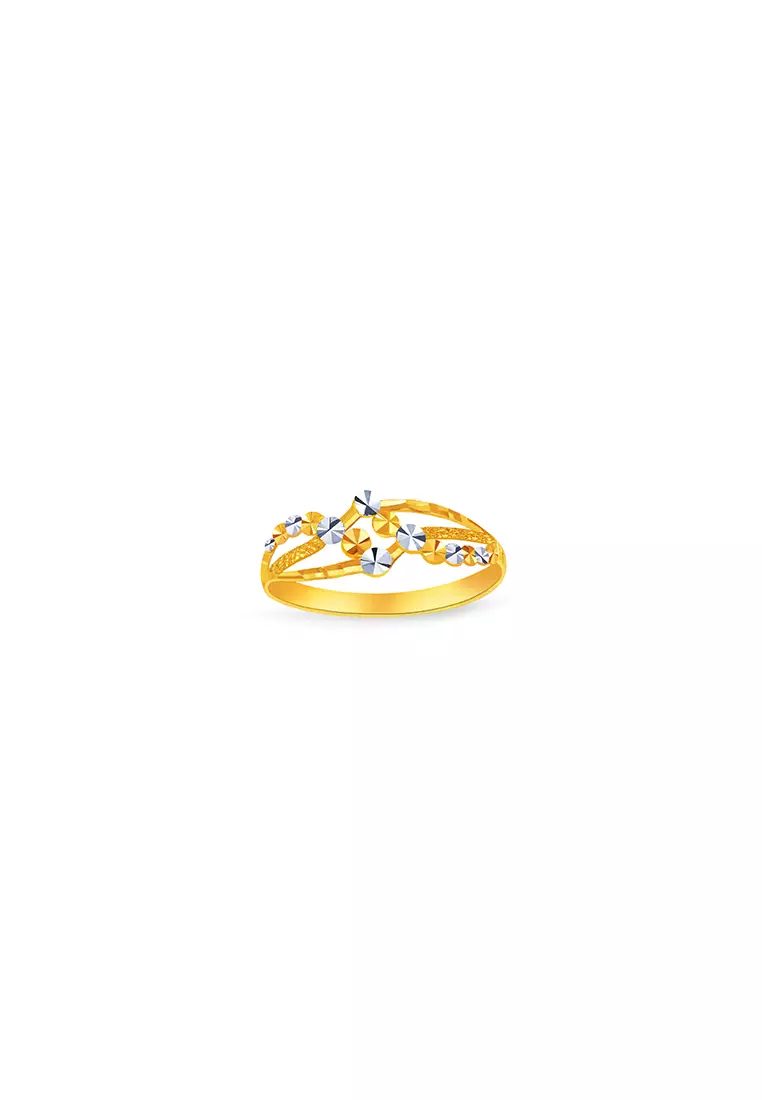 375/9K Gold Minimalist Ring C49