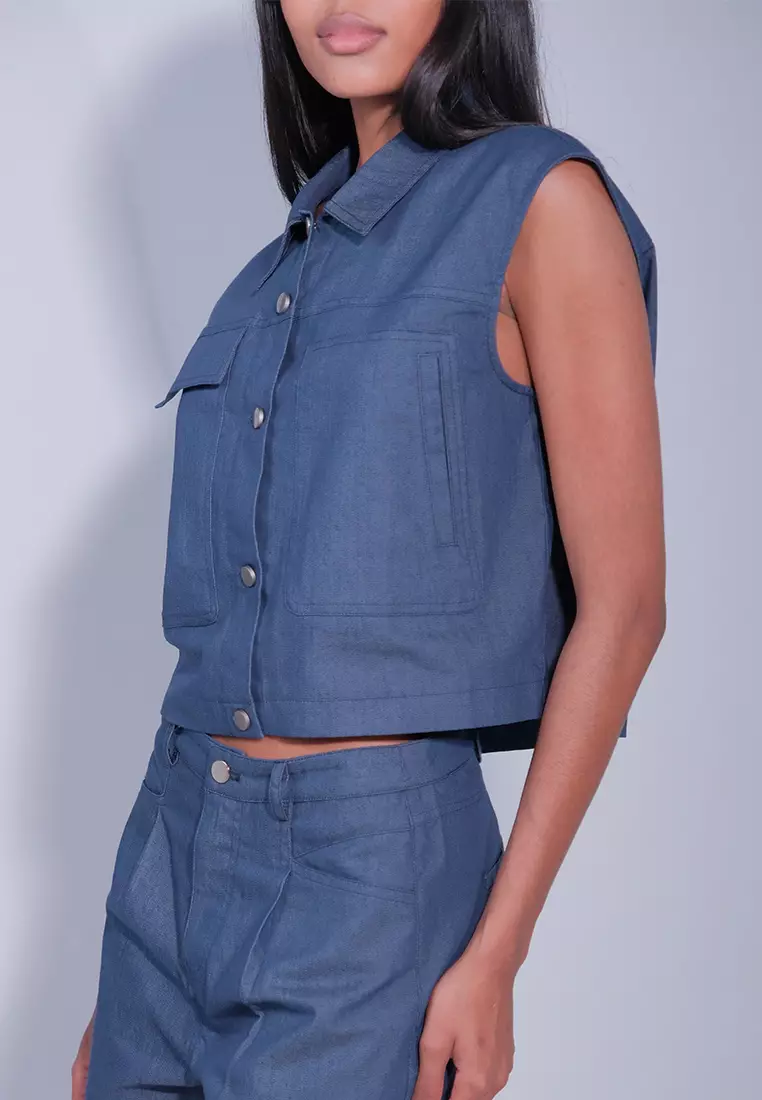 DNM Studios x Raxenne Isabelas Sleeveless Top