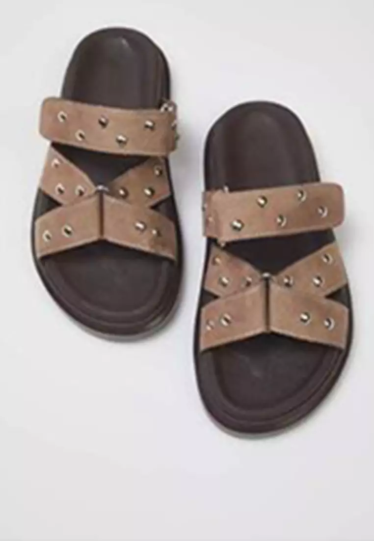 Suede Trok Slippers