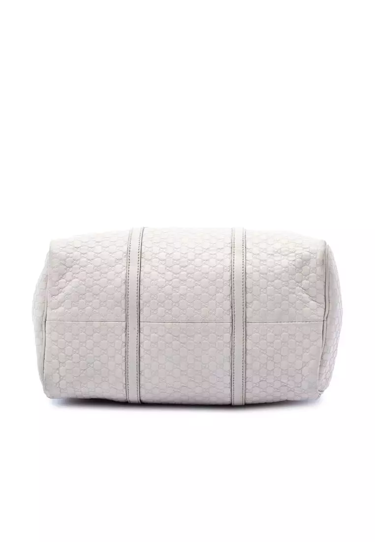 Pre-Loved Gucci Microguccissima Nice Boston Bag