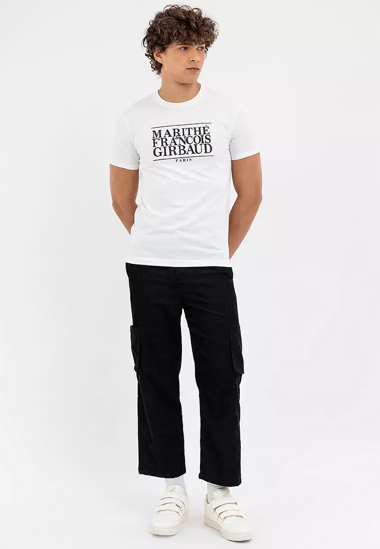 Men's OG Tape Print Tee White