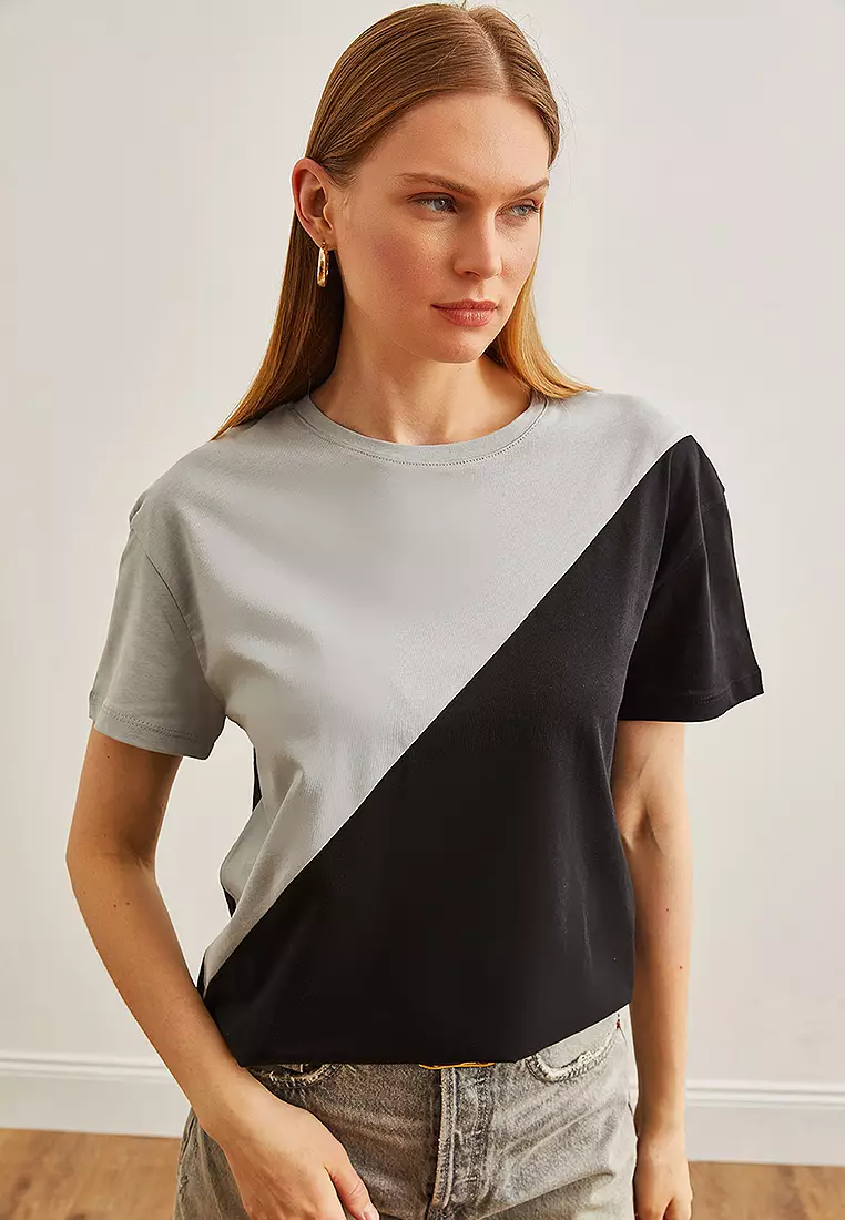 Cotton Colorblock T-Shirt