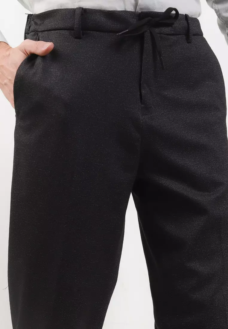 CCF Ankle Drawstring Pants J06- Ban Karet