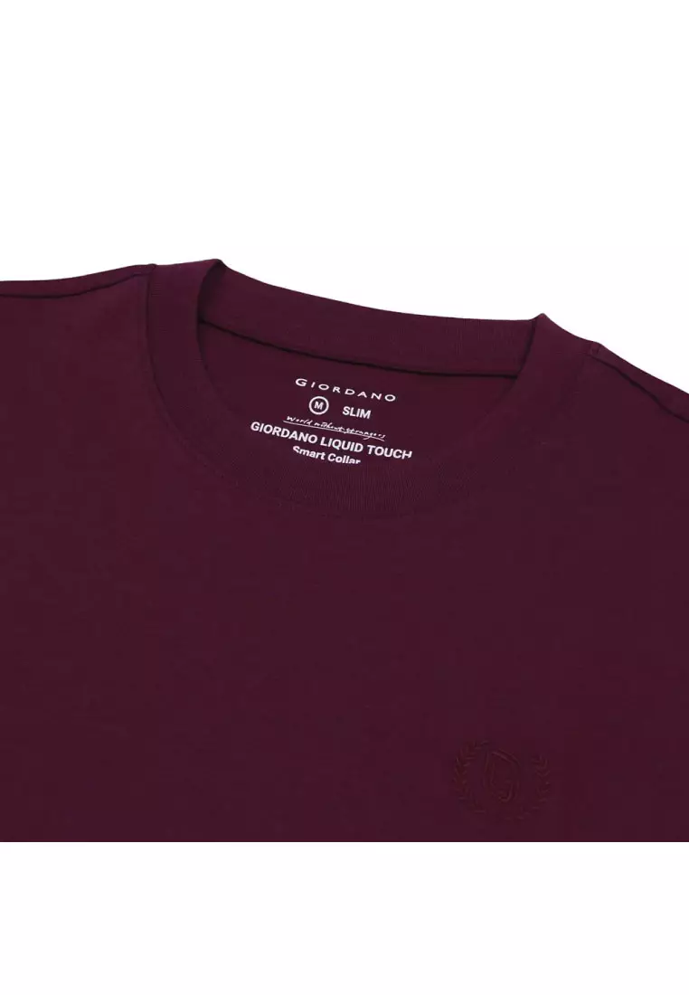 Men's Liquid Touch Short Sleeve Slim Embroidery Tee 01025802