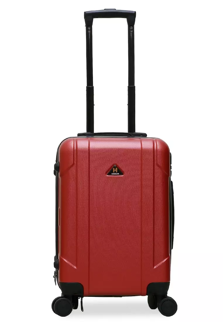 Carlton Koper Hardcase Unisex Size 20 Inch Suitcase Combination Lock Material ABS+PVC Coated ORIGINAL - Maroon