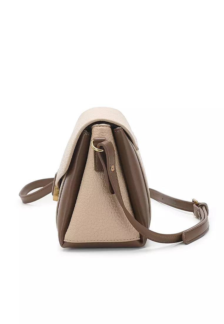 Women's Sling Bag / Crossbody Bag / Shoulder Bag - Khaki / Coffee