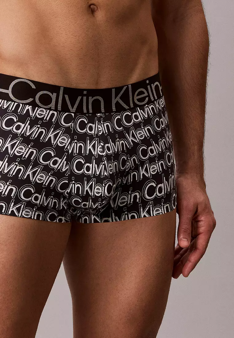 Icon Microfiber Metallic Low Rise Trunks - Calvin Klein Underwear