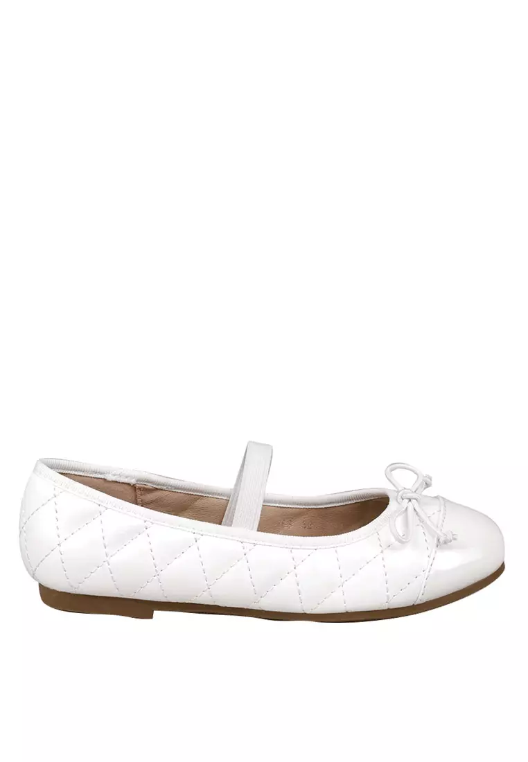 Discount on Meet My Feet  shoes - SKU: MMF Yves - Ballet Flats / Maryjanes / White Shoes for Girls