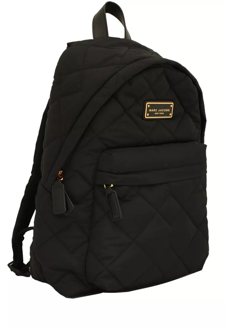 Marc Jacobs Quilted Nylon Backpack Bag in Black M0011321
