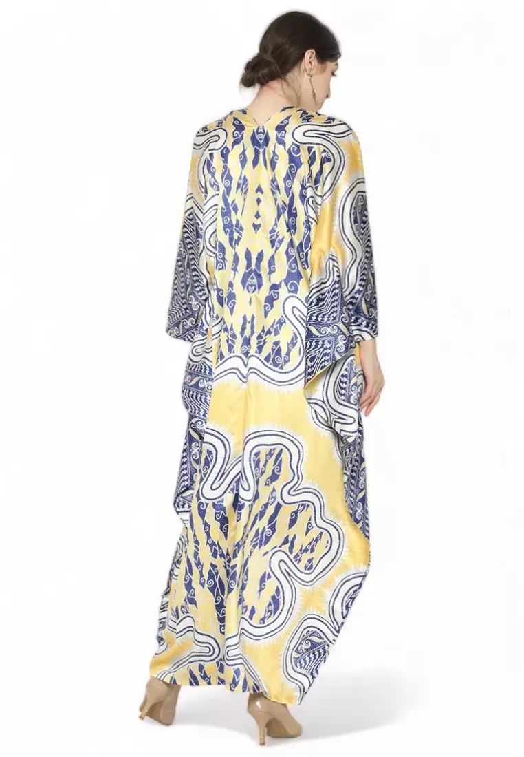 Kanzi Long Sleeve Batik Kaftan